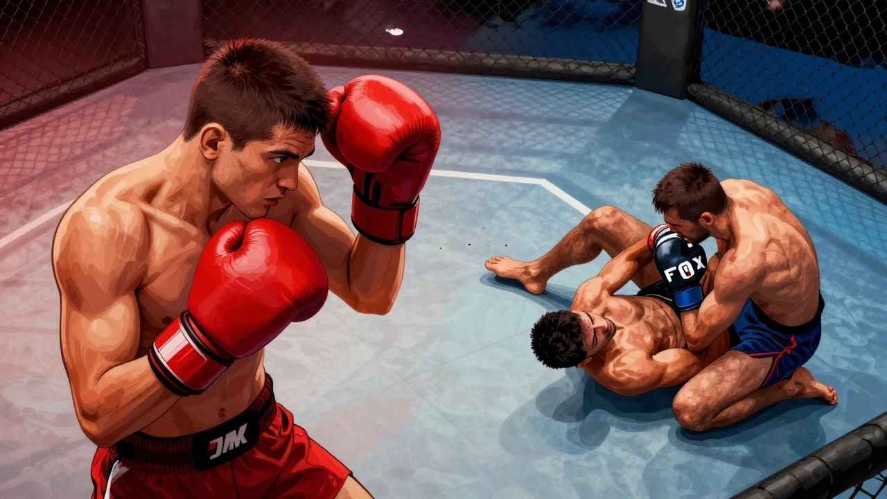 Conceptual comparison of boxing vs MMA safety risks